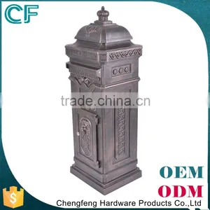 Aluminum Mailbox With Lion Statue Letterbox thumbnail-3