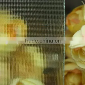 3-5.5mm Mistlite Figured Glass With CE and ISO9001 Patterned Glass Decorative Glass thumbnail-1