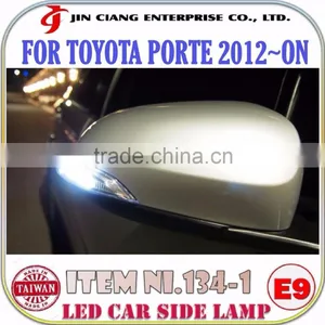 Car Refit LED SIDE Mirror Cover LIGHT Guide Lamp FOR TOYOTA PORTE thumbnail-6