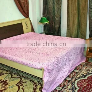 Applique Work Tribal Indian Bedspreads Designer Indian Bedding Tapestry thumbnail-1