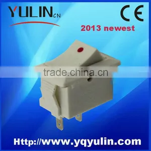 KCD5 Nylon Base White ON OFF 24V Momentary Rocker Switch thumbnail-1