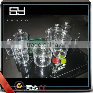 Mouth Blown Wholesales Glass Storage Jar Set thumbnail-1