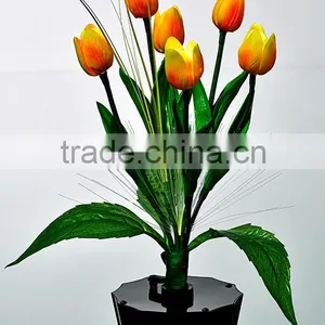 2017 New 6 Head Artificial Flowers Wedding Decor PU Tulip Flower thumbnail-1