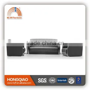 S-68 European Style Leather Steel Sofa thumbnail-1