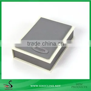 Sinicline Book-shaped Packing Box With Leather Label Logo thumbnail-1