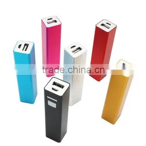 New Model Fashion Portable Power Bank With 2600mah Cargador thumbnail-2