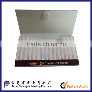 Cheap Custom Printed Paper Chocolate Box With Magnic Tape thumbnail-2