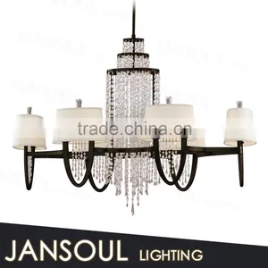 JANSOUL 2016 Most Popular Drop Modern Wider Chandelier Indoor Lighting Crystal Custom Made Pendants thumbnail-1
