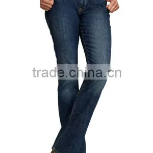 Women's Dreamer Boot-Cut Jeans, High Quality Cotton Denim Jeans Women thumbnail-1