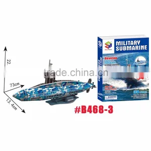 Military 3d Jigsaw Puzzle Submarine thumbnail-1