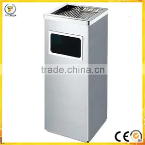 Painting Metal Classical Fashion Open Side Lobby Floor Trash Bin thumbnail-2