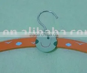 Colorful Wooden Clothes Hangers for Child Clothing thumbnail-1
