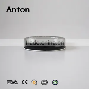 Black 72mm Tinplate Lids OEM Logo is Welcome thumbnail-2