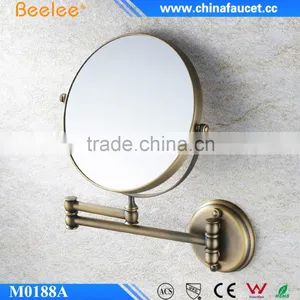 8'' Round Antique Wall Mirror 3X Magnify Two Ways Magic Salon Mirror thumbnail-1