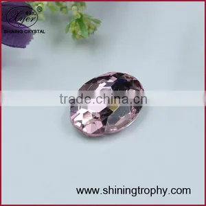 Lovely Pink Color Transparent Crystal Accessory for Garment & Jewel Decoration thumbnail-1