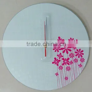 Glass Wall Clock, Fashion Wall Mounted Clock, Decorative Wall Clock thumbnail-1