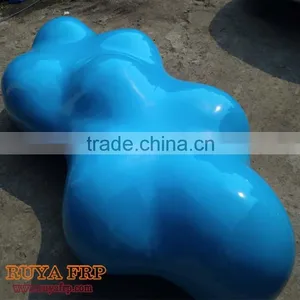 2.6M Outdoor Chair Fiberglass Furniture RUYA Manufacturer Leisure Design Resin Lounge thumbnail-2