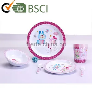 Wholesale Eco Friendly Children Melamine Dinner Cutlery Set thumbnail-1