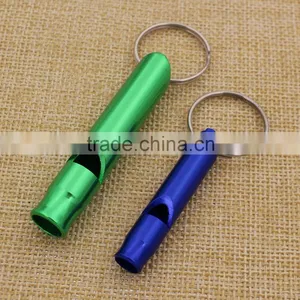 Wholesale Cheap Custom Aluminum Whistle Keychain thumbnail-1