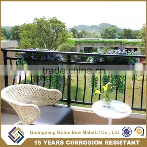 Modern Design Ornamental Wrought Iron Balcony Railing Designs thumbnail-4