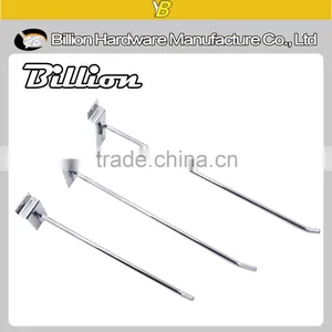 Single Prong Display Hook Chrome Supermarket Hanging Slatwall Metal Hooks thumbnail-4
