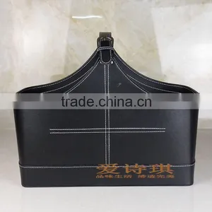 Upscale Storage Basket Hotel Gift Basket Wholesale Shopping Mid Autumn Festival Gift Basket Gift Packaging Leather Creative thumbnail-6