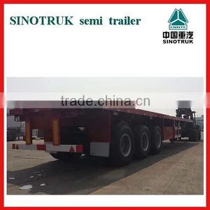 High Quality Low Price 60ton 3 Axle Low Bed Trailer for Sale thumbnail-4