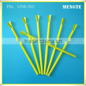 2015 8" Colored Plastic Spoon Drinking Straws thumbnail-1
