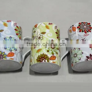 High Quality Contemporary Purple Fat Ceramic Mugs thumbnail-1