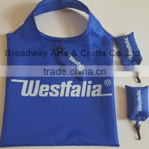 Customize New Design 190T 210D Polyester Folding Shopping Bag thumbnail-4