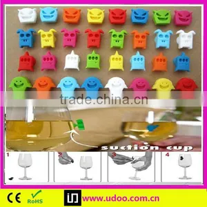 BPA Free Silicone Suction Cup Glass Marker Quality Choice thumbnail-1