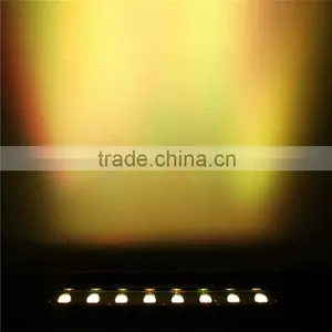 Wireless 8*tri-3w Battery Powered Rgb Dmx Led Wall Washer thumbnail-5