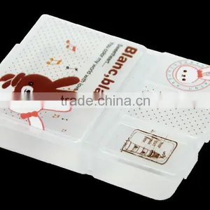 4 Compartments PP Pill Organizer for Medical Gift Promotion thumbnail-4