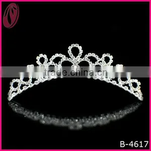 Beauty Peacock Fashion Princess Kids Mini Tiara Crown To Decorate thumbnail-1