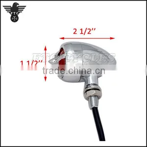 Chrome Tribar Vintage Aftermarket Motorcycle Turn Signals for Harley Sportster thumbnail-6