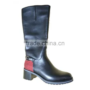 Cheap Price Women Boots Block Heel Long Boots Top Quality Lady Boots thumbnail-2