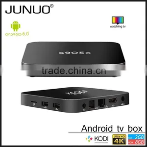 JUNUO China Manufacture 2016 Latest 4K HD H.265 Android Internet tv Set Top Box thumbnail-6