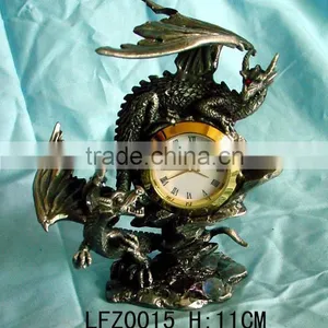 Double Dragon Clock for Decoration, Clocks for Sale thumbnail-1