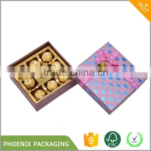 Elegant Luxury Cardboard Chocolate Box/paper Gift Packaging With Lid thumbnail-2