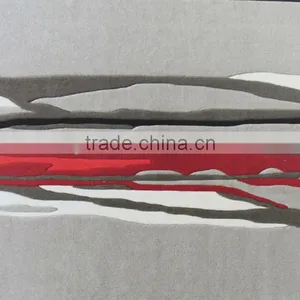 2014 Excellent Quality Red and Brown Carpet With Modern Design thumbnail-1