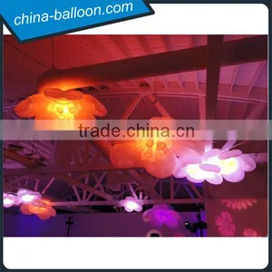 Attractive Inflatable Wedding Flower Stage Decoration Hanging Inflatable Led Flower thumbnail-2