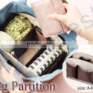 Women's Handbags Shopping Business Bags Lagguage Diaper Baby Kids Cosmetic Storage Insert Multi Adjustable Partition Case 76184 thumbnail-1
