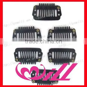 Hair Extension Snap Clips Metal Hair Clips 3.2cm Clips 9 Teeth thumbnail-1