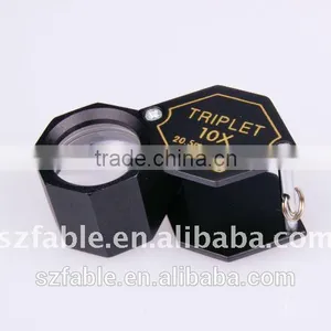 Chrominum Jewelry Triplet Loupe 10x HD Amplification Jewellery Magnifier 20.5 mm FLP-10205 thumbnail-2