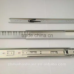 ZY:45mm ( 1.2*1.2*1.5mm ) Ball Bearing Slide Rail thumbnail-2
