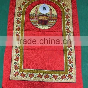 Printed Muslim Worship Blanket With Compasss Prayer Blanket thumbnail-1