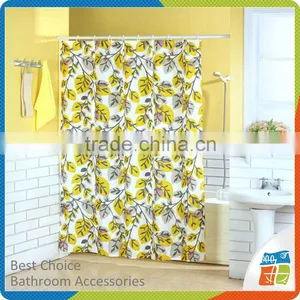 Polyester Gold Shower Curtain thumbnail-1