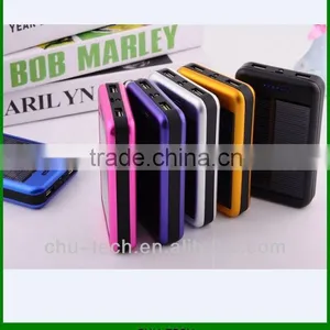 Dual USB Output 10000mah Solar Charger for Iphone Ipad PSP Samsung thumbnail-1