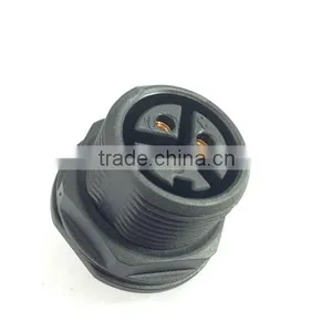 TUV UL Approved LLT 3 Pole Female Panel Mounted Waterproof Cable Connector thumbnail-2