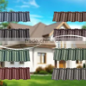Fashion and Durable Nosen Stone Coated Metal Roofing Tile thumbnail-2